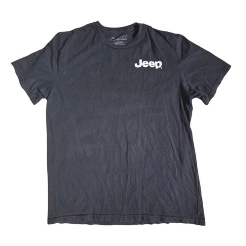 JedCo Jeep Freedom Outdoors Crew Neck Black Short-Sleeve Medium T-Shirt